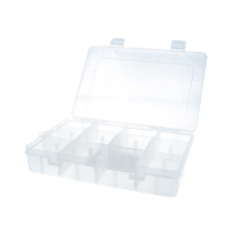 " Gamma" Коробка для шв. принадл. ОМ- 064 пластик 19. 9 x 13. 5 x 3. 8 см прозрачная