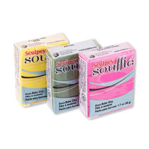 " Sculpey" Souffle полимерная глина SU 48 г 6007 изумрудный