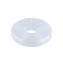 Контейнер T- 37 пластик 12 x 12 x 3 см прозрачный