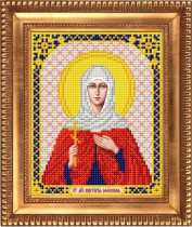 Рисунок на ткани для вышивки бисером И-5148 Святая Мученица Виктория 13,5х17см