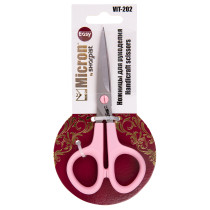 Ножницы " Micron by Sharpist" Easy VIT- 202 для рукоделия на подложке с европодвесом 135 мм сатинированные