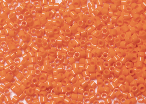 Бисер Япония MIYUKI Delica цилиндр 10/0 5 г DBM-0722 апельсин непрозрачный