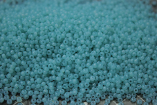 Бисер Чехия круглый 08/0 50г 02165 бирюзовый